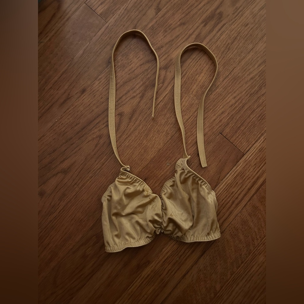 Kelle (Kellé) Girl’s Sz Child Medium Tan Dance Top - Super Versitile